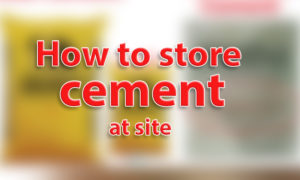 cement bags store