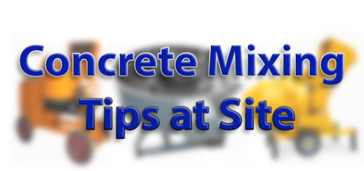 Type of concrete Mixing