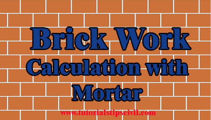 brick work calculation