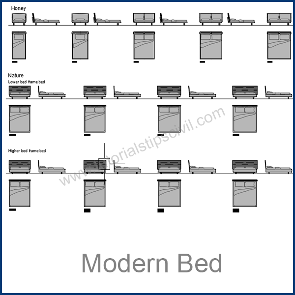 modern bed