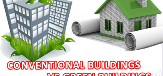 CONVENTIONAL BUILDINGS VS GREEN BUILDINGS